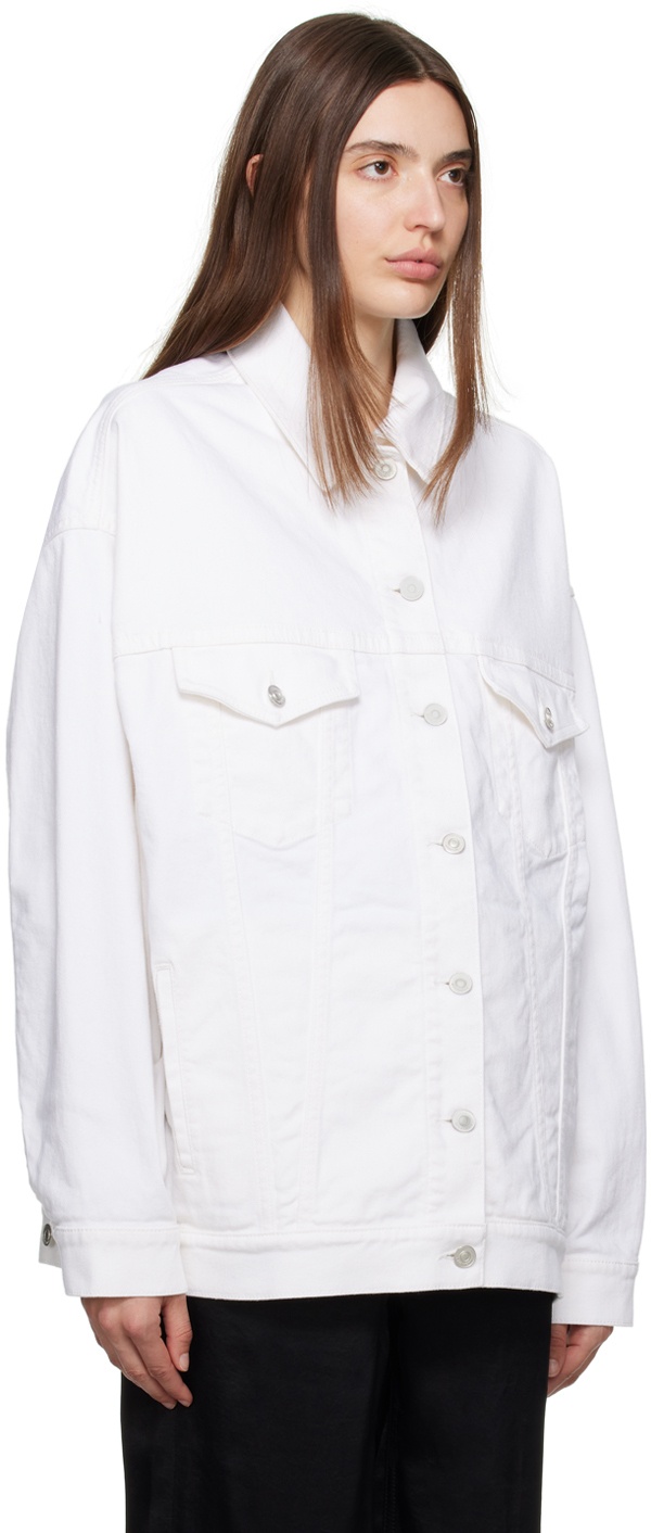 Givenchy White Oversized Denim Jacket Givenchy