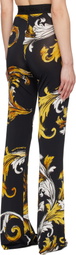 Versace Jeans Couture Black Flared Leggings
