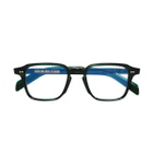 Cutler And Gross Gr07 03 Striped Dark Green Glasses