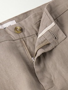 NN07 - Crown 1454 Straight-Leg Linen Shorts - Neutrals