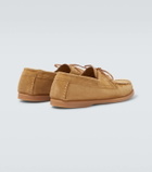Saman Amel City Moc suede boat shoes