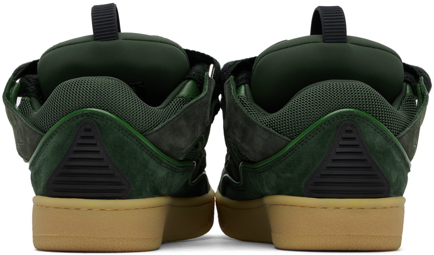 Lanvin SSENSE Exclusive Green Curb Sneakers Lanvin
