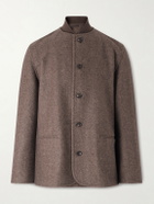 Loro Piana - Chilton Herringbone Virgin Wool and Cashmere-Blend Jacket - Brown
