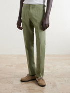 Orlebar Brown - Griffon Tapered Linen Trousers - Green