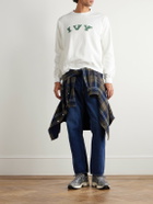 Remi Relief - Ivy Printed Cotton-Jersey Sweater - White
