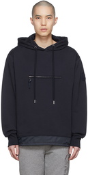 Moncler Navy Cotton Hoodie