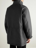 Auralee - Oversized Padded Wool Coat - Black