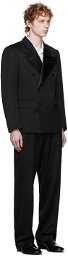 Maison Margiela Black Wool Barathea Suit
