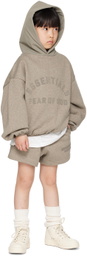 Fear of God ESSENTIALS Kids Gray Bonded Hoodie