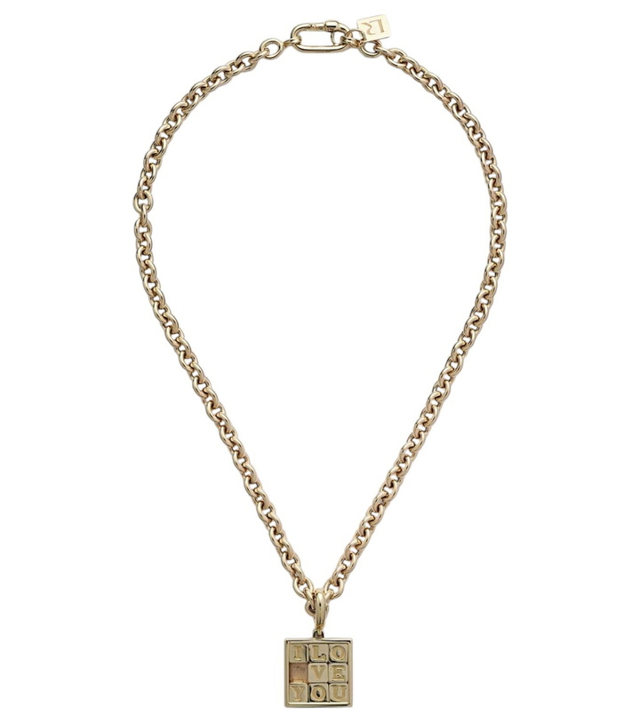 Photo: Lauren Rubinski Bruno Baby & Lee 14kt gold pendant necklace