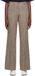 Golden Goose Beige Wide-Leg Trousers