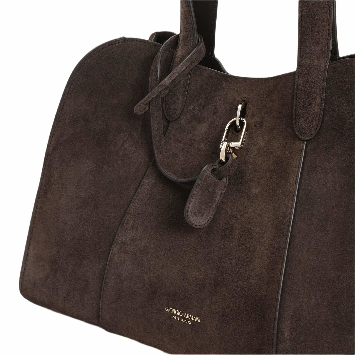 Giorgio Armani Suede Calf Leather Handbag