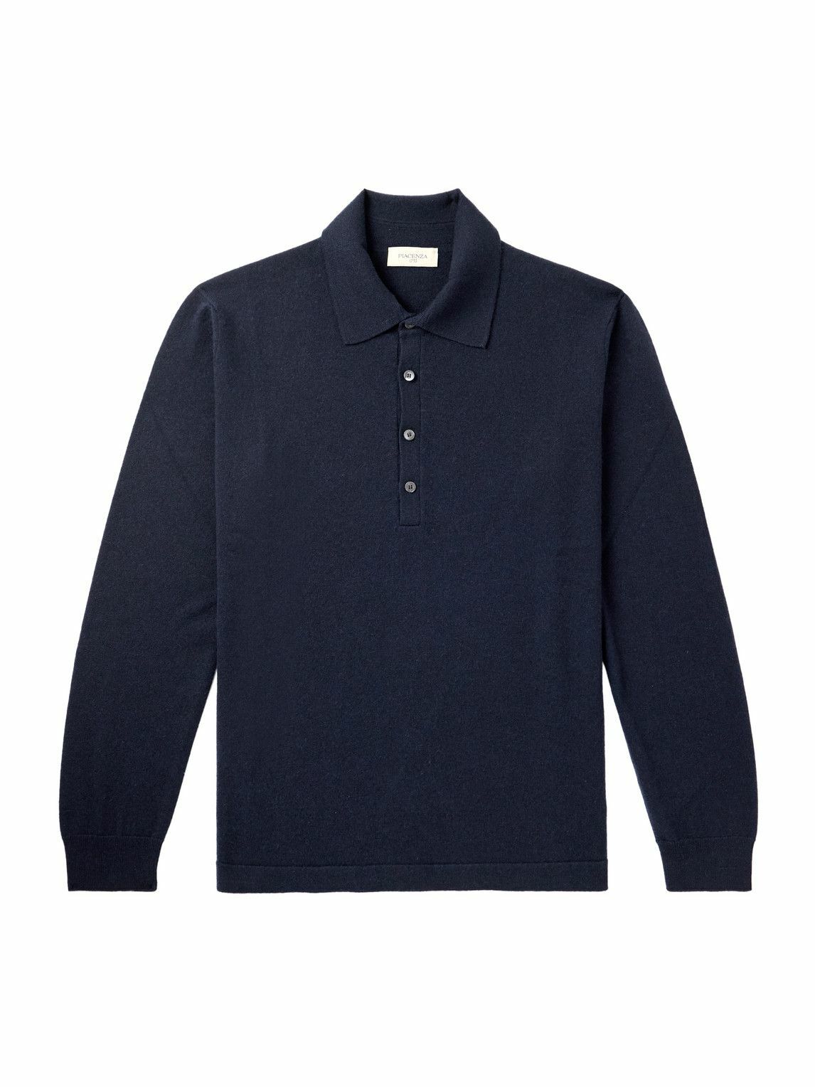 PIACENZA 1733 - Textured-Knit Virgin Wool Polo Shirt - Green