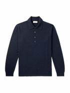 PIACENZA 1733 - Slim-Fit Cashmere Polo Shirt - Blue