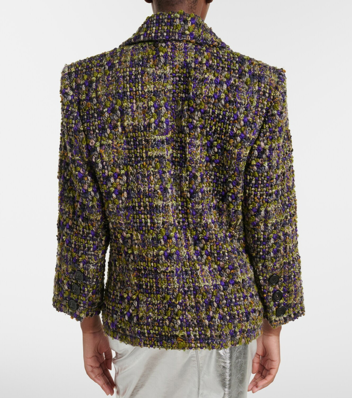 Saint Laurent Wool-blend tweed blazer
