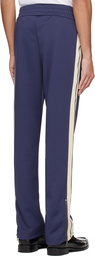 Palm Angels Navy Classic Logo Track Pants