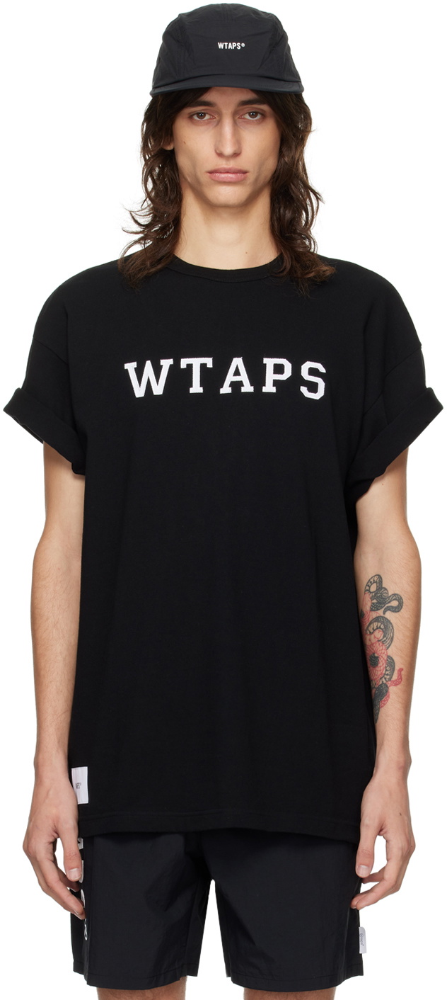 WTAPS Tシャツ academy ACADEMY sign SIGN WTAPS Black Academy T-Shirt WTAPS