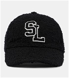 Saint Laurent - Logo wool-blend bouclé cap