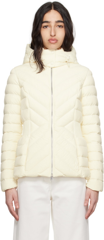 Photo: MACKAGE Off-White Idalee Hooded Light Down Jacket