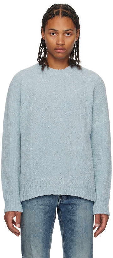 Photo: Solid Homme Blue Vented Sweater