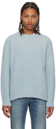 Solid Homme Blue Vented Sweater