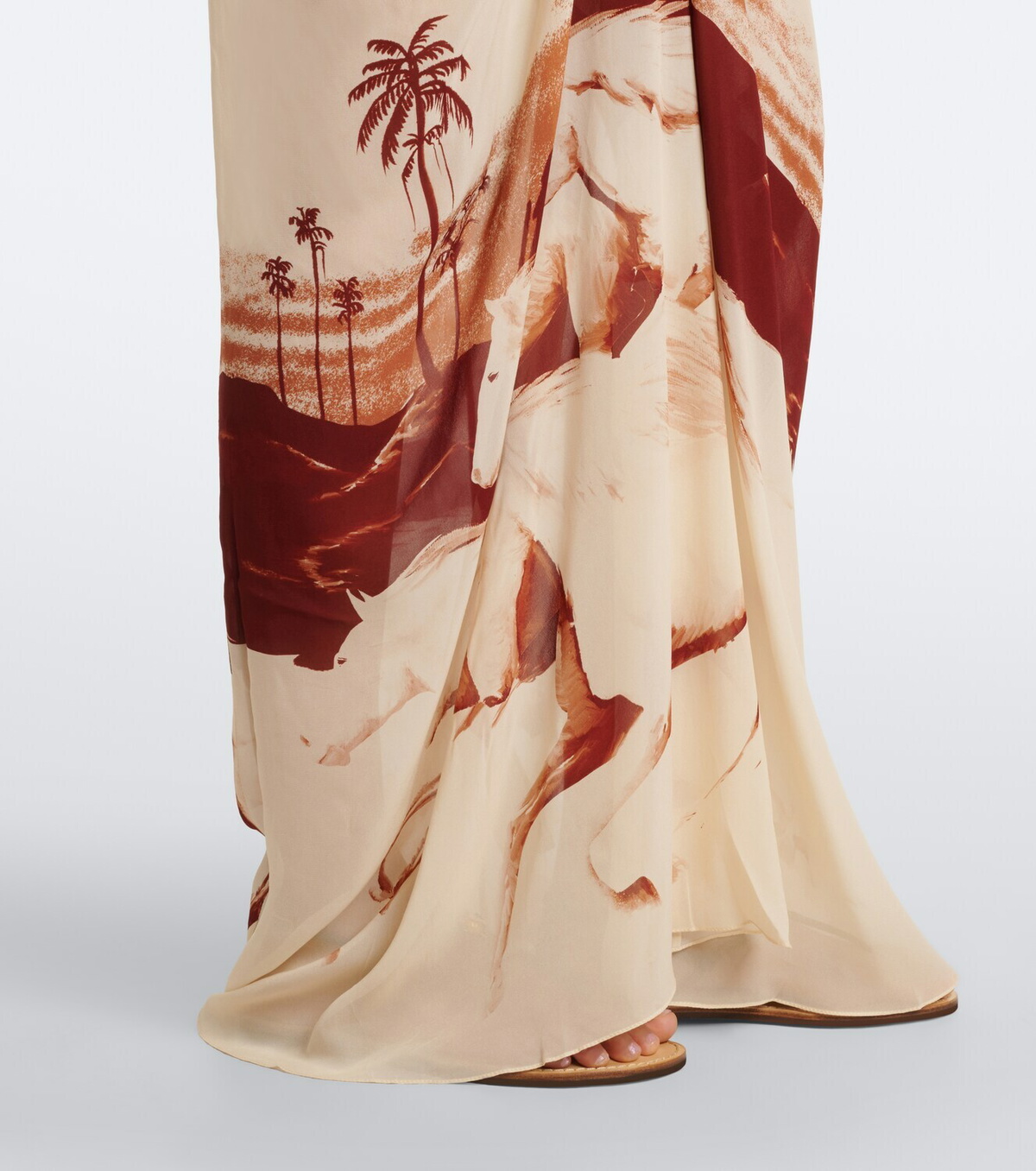 Johanna Ortiz Printed georgette kaftan