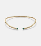 Marina B 18kt yellow gold necklace with emeralds and diamonds