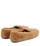 Max Mara Camel hair slippers