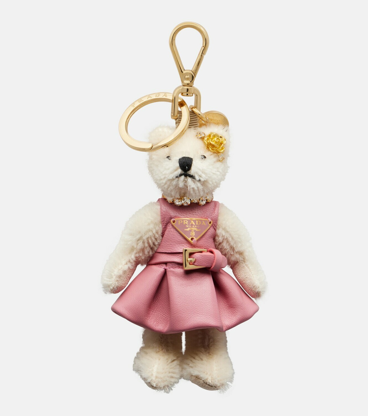 Prada Teddy bag charm