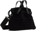 master-piece Black Yashiki Edition Textured Messenger Bag