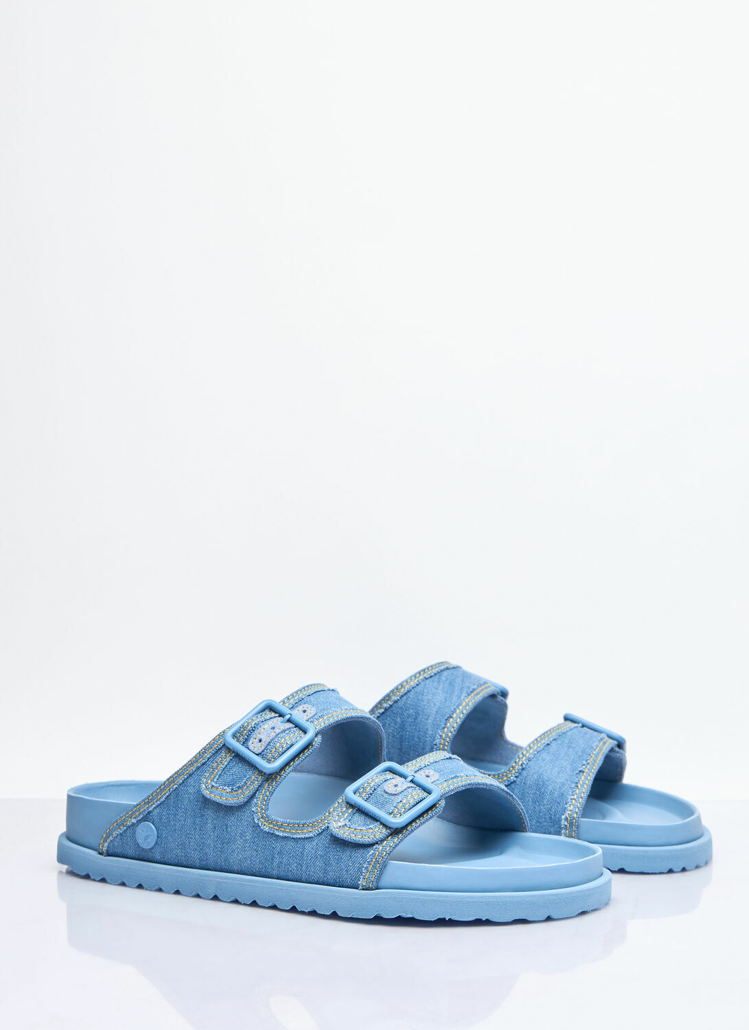 Birkenstock 1774 Arizona Stone Washed Denim Sandals
