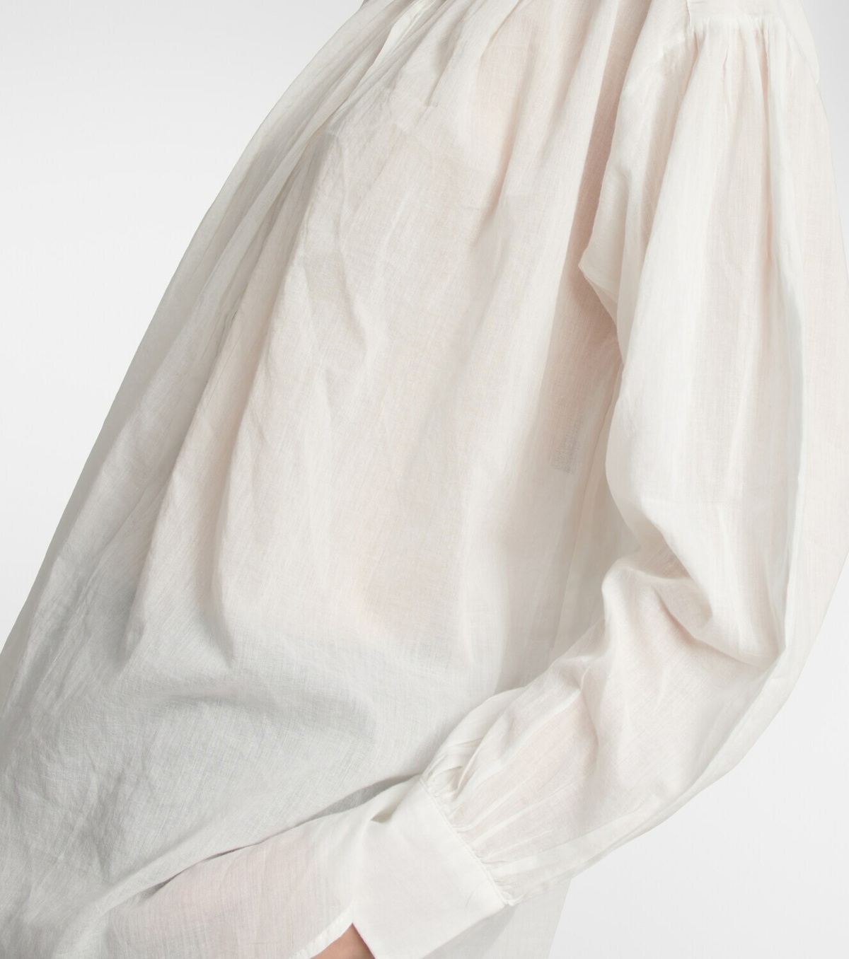 Nili Lotan - Miles cotton voile blouse