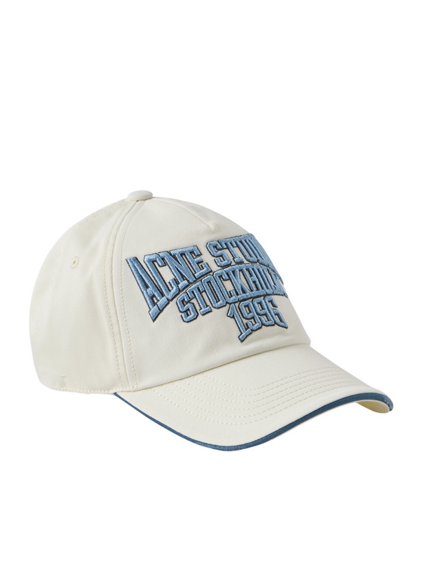Photo: Acne Studios - Logo-Embroidered Cotton-Twill Baseball Cap