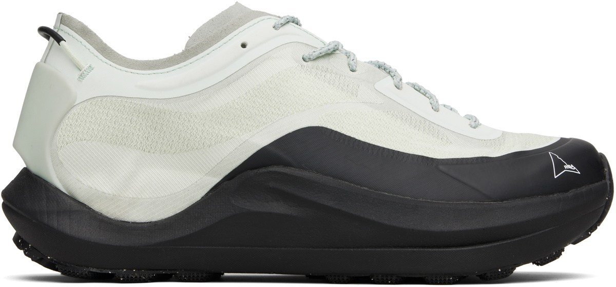 ROA Men's Sella Nylon Vibram Sneaker in Frosted Mint Black ROA