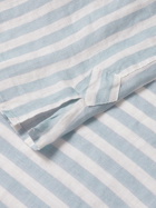 Frescobol Carioca - Porto Striped Linen Shirt - Blue