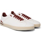Loro Piana - 70's Walk Full-Grain Leather Sneakers - Men - White