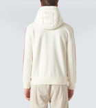 Moncler Striped padded hoodie