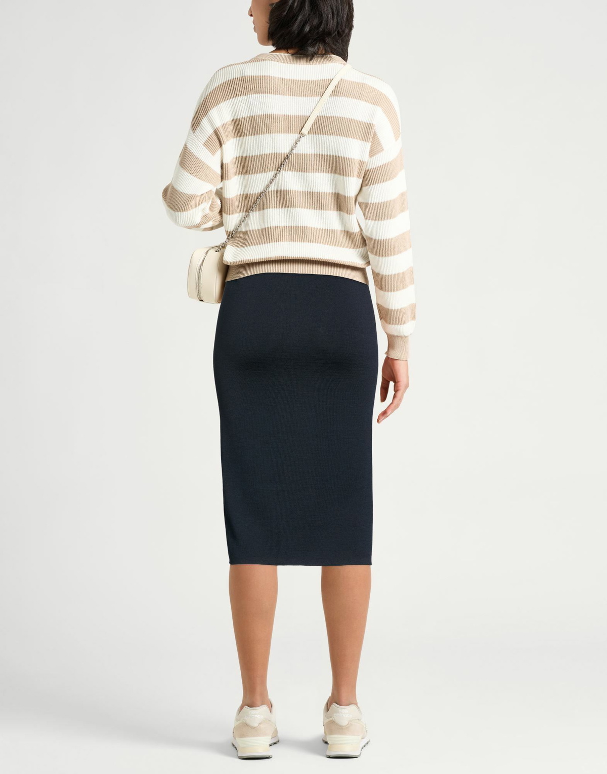 Peserico Womens Midi skirt Midnight in Blue