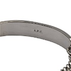 A.P.C. Darwin Bracelet in Gunmetal