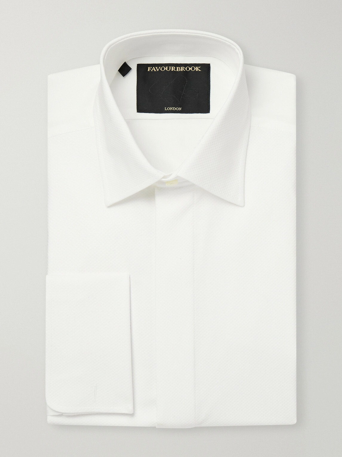 Favourbrook - Marcella Classic-Collar Cotton-Poplin Shirt - White