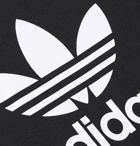 ADIDAS ORIGINALS - Adicolor Logo-Print Loopback Cotton-Jersey Sweatshirt - Black