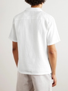 Theory - Noll Camp-Collar Linen Shirt - White