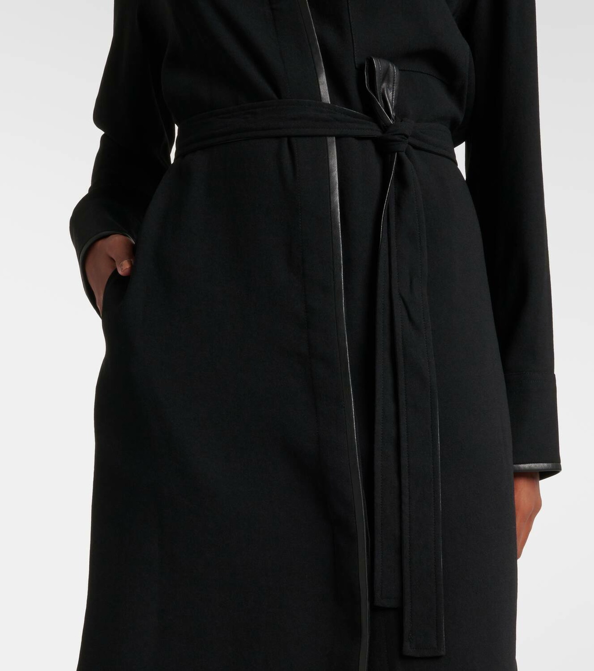 Vince Belted midi dress