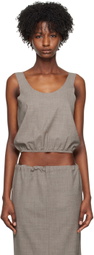 Gabriela Coll Garments Gray No.208 Tank Top