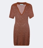 Melissa Odabash Coco open-knit polo dress