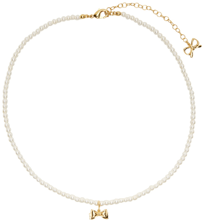 ●●NUMBERING●●Small Ribbon Neckless #7734 Numbering Silver #7734 Necklace Numbering