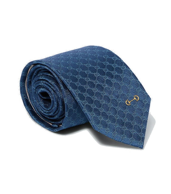 Photo: Gucci GG jacquard silk tie
