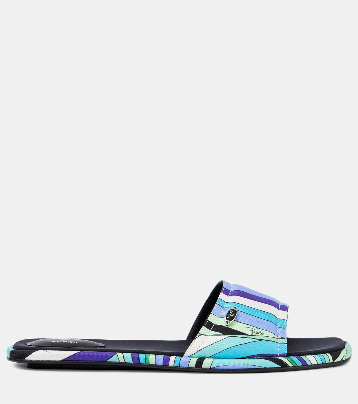 Pucci Iride twill thong sandals
