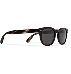 Oliver Peoples - Sheldrake Round-Frame Acetate Polarised Sunglasses - Black