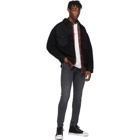 Levis Made and Crafted Black Oversized Sherpa Trucker Jacket